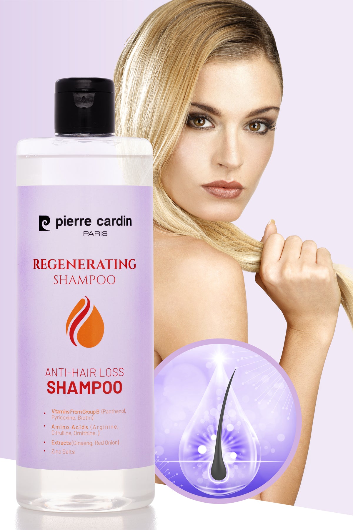 Pierre Cardin - Anti-Hairloss Regenerating Shampoo 400ml