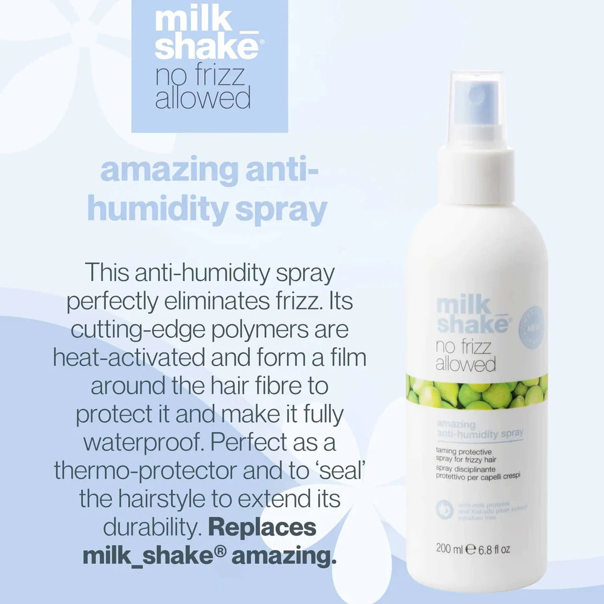 Milkshake - No Frizz Allowed Amazing Anti-Humidity Spray 200ml